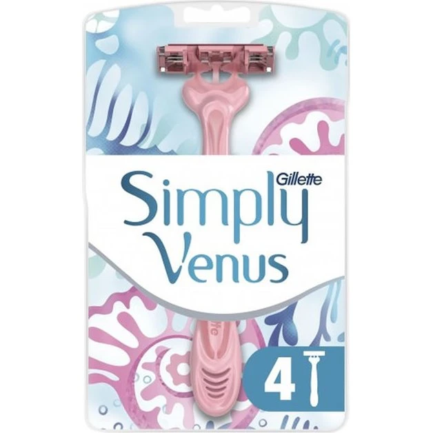 Gillette Venus Simply 3 Rasoirs Jetables Féminins