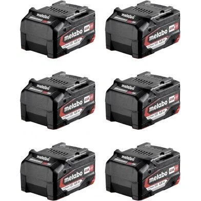 METABO Pack 6 Batteries Li-Ion 18V 4Ah 625151000