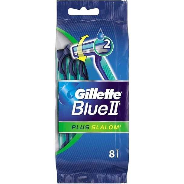 Gillette Blue II Plus Slalom Rasoirs Jetables x10