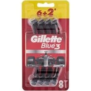 Gillette Blue3 (8 pièces) - Rasoir jetable homme